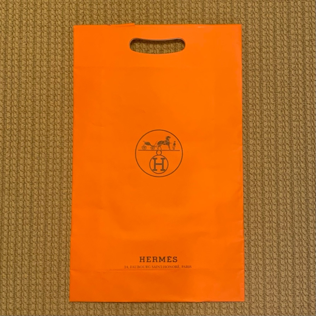 Authentic Hermes Shopping Bag